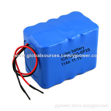 Li-ion Battery Pack with 11Ah Large Capacity, 2C Maximum Discharge Current
